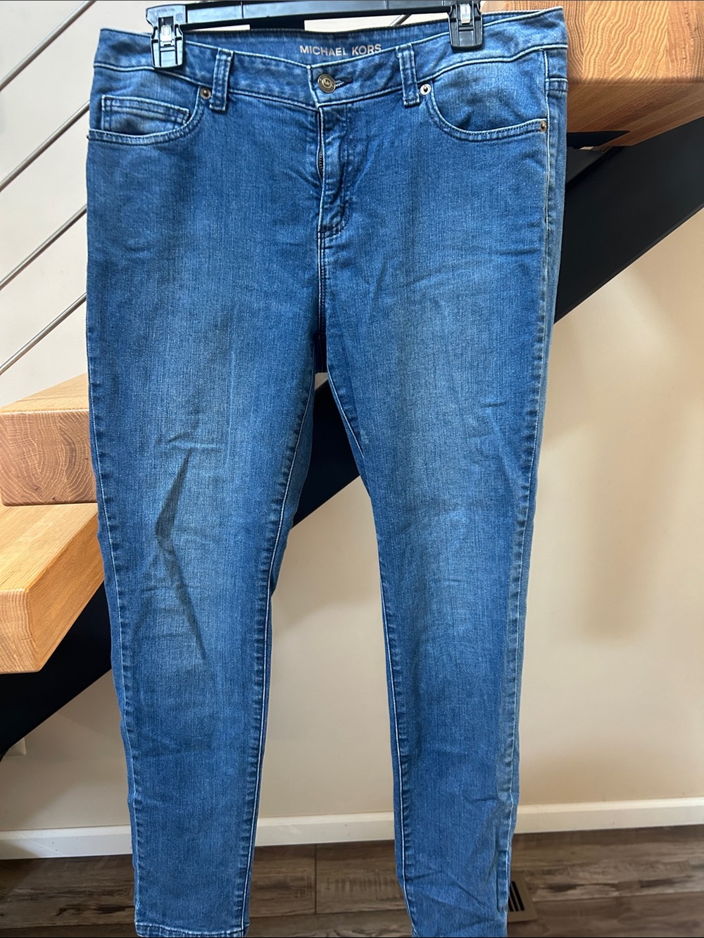 Michael Kors Women's Medium Blue Skinny Jeans